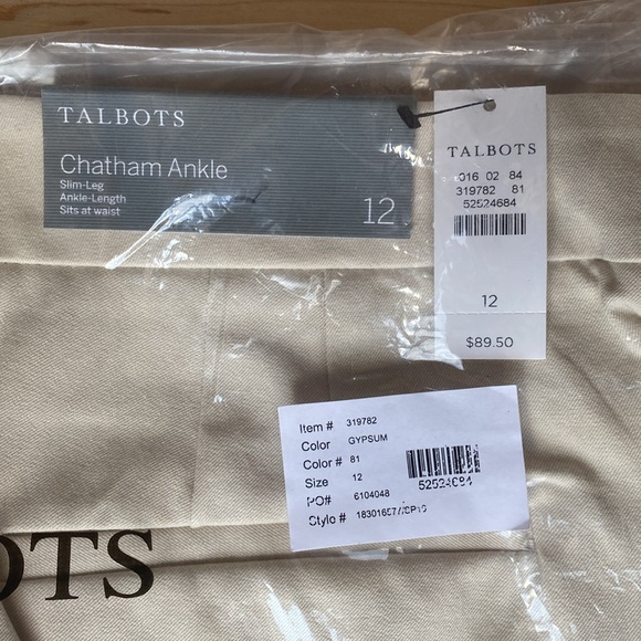 Bundle Talbots Chatham Ankle Pants in 3 colors - Picture 5 of 10